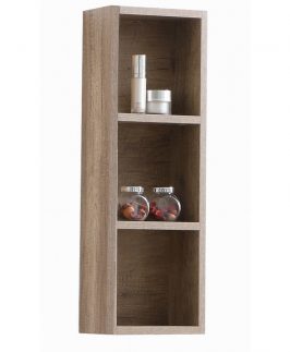 260*750 Dark Walnut Look Shelf Shaving Cabinet Unit - HW