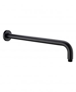 300/450mm Round Shower Arm Matte Black