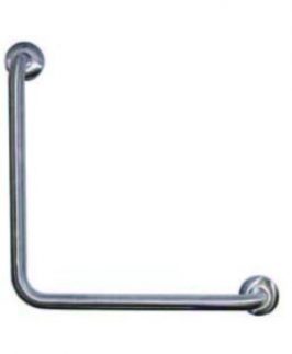 Commercial Disabled 90 Degree Grab Rail Chrome - Mobi Care