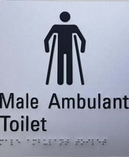 Commercial Sign - Male Ambulant Toilet