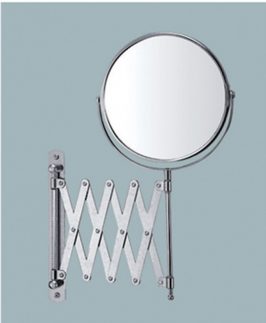 Round Makeup Mirror with Chrome Finished