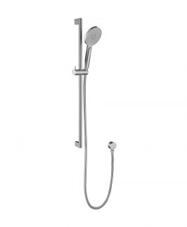 Round Shower Rail Brushed Nickel