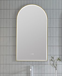 Remer 500*900 Aluminium Frame LED Mirror - Arch