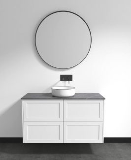 600 Custom Two Drawers Wall Hung Vanity Unit - Marcella