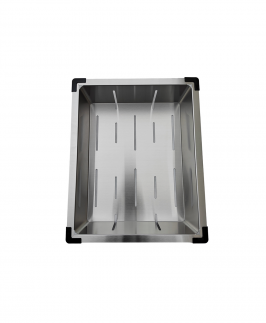 Stainless Steel Kitchen Sink Slotted Drainer Tray Suites for Pradus  S/S Sinks 350*435mm