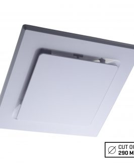 White Side Ducted Square Ceiling Exhaust Fan