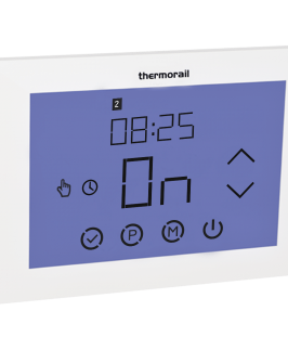 Thermorail Landscape Touch Screen 7 Day Timer - White