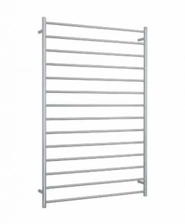 1000*1500mm Straight Round 14 Bars Polished Stainless Steel 244 Watt Heated Towel Rail