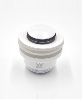 Universal Pop Up Waste Matte White